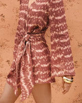 Printed Linen Tarifa Dress - Women's Special Prices Clothing | 