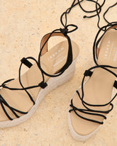 Portofino Soft Suede Wedge Espadrilles | 