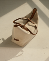 Canvas & Leather Edward Tote Bag - Alex Rivière Studio x Manebí Bags | 