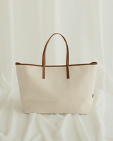 Canvas & Leather Edward Tote Bag - Alex Rivière Studio x Manebí Bags | 