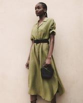 Linen Portofino Dress - Women's Special Prices Clothing | 
