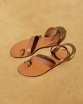 Chloe Chunky Gladiator Leather Sandals - Women's Sandals | 