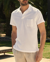 Organic Terry Cotton Olive Polo Shirt - Men's Special Prices | 