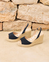 Suede Slingback Wedge Espadrilles - Women's Bestsellers | 