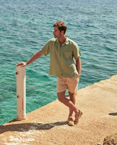 Woven Linen Malibu Shorts - Men's Clothing | 