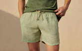 Washed Linen Malibu Shorts - Men's Special Prices | 