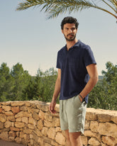 Organic Terry Cotton Olive Polo Shirt - Men's Special Prices | 
