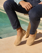 Suede Squared Toe Espadrilles - Men's Espadrilles | 