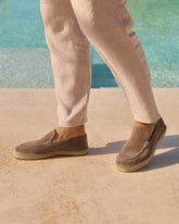 Suede Traveler Loafers Espadrilles - Men's Espadrilles | 