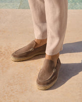 Suede Traveler Loafers Espadrilles - Men's Espadrilles | 