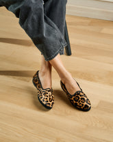 Calf Hair Venetian Slippers - Women's Ballet Flat & Slippers | 