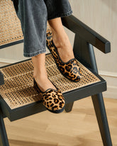 Calf Hair Venetian Slippers - Women's Ballet Flat & Slippers | 