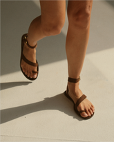 Chloe Suede & Leather Chunky Gladiator Sandals - Alex Rivière Studio x Manebí Shoes | 