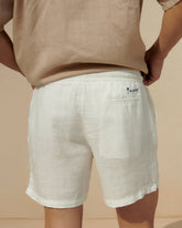 Washed Linen Malibu Shorts - Men's Pants | 