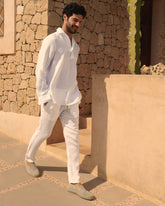 Washed Linen Venice Trousers - Men's Pants | 