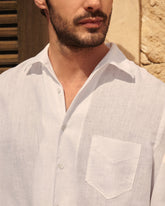 Linen Panama Shirt - Men's Clothing | 