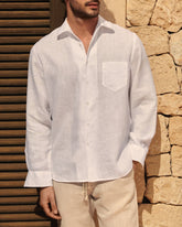 Linen Panama Shirt - Men's Clothing | 