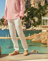 Washed Linen Venice Trousers - Men's Pants | 