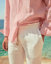 Washed Linen Venice Trousers - Men's Pants | 