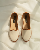 Demi Canvas Venetian Slippers - Alex Rivière Studio x Manebí Shoes | 