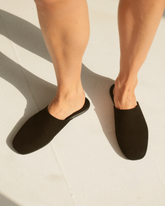 Tom Soft Suede Babouche - Women's Mules | 