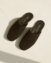 Tom Soft Suede Babouche - Women's Mules | 