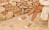 Soft Suede Low Wedge Espadrilles - Women's Shoes | 