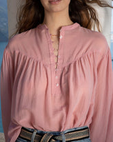 Cotton-Silk Voile Baja Shirt | 