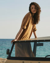Linen Portofino Dress - Women's Special Prices Clothing | 