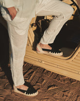 Canvas With Grosgrain<br />Open-Side Flat Espadrilles - Men's Special Prices Shoes | 