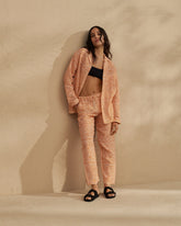 Printed Washed Linen Natal Shirt - Women's Special Prices Clothing | 