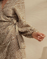 Printed Linen Biarritz Dress - Women's Special Prices Clothing | 