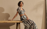 Printed Silk Cotton<br />Voile Floreanopolis Top - Women's Special Prices | 