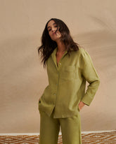 Washed Linen Natal Shirt - Women's Special Prices Clothing | 