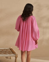 Silk Cotton Voile Minorca Dress - Women's Special Prices Clothing | 