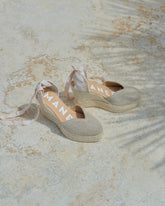 Organic Hemp Heart-Shaped Wedge Espadrilles - Women's Shoes | 