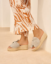 Organic Hemp Platforms With Knot - Women's Shoes | 