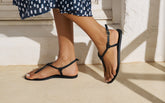 Leather Knot Thong Sandals - Women's Sandals | 