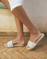 Cotton Crochet Jute Sandals | 