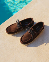 Swan Suede Boat Shoes - Men's Boat Shoes | 