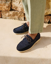 Swan Suede Boat Shoes - Men's Boat Shoes | 