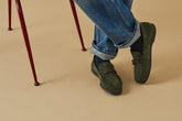 Paradiso Suede With Faux Fur Moccasins - Luca Rubinacci x Manebí Shoes | 