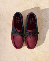 Swan Suede & Denim Boat Shoes - Men's Boat Shoes | 
