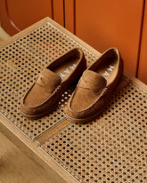 Suede Penny Loafers - Women's Loafers | 