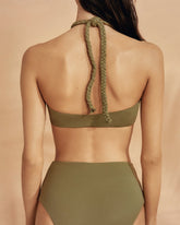 Braided Halterneck Bikini - Women's Special Prices Swimwear | 