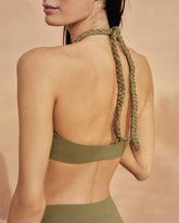 Braided Halterneck Bikini - Women's Special Prices Swimwear | 