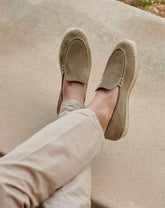 Suede Traveler Loafers Espadrilles - Men's Espadrilles | 