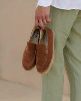Suede Traveler Loafers Espadrilles - Men's Espadrilles | 