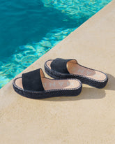 Suede Double Sole Slides | 
