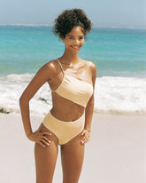 Cut-Out One-Shoulder One Piece - Women's One Piece | 